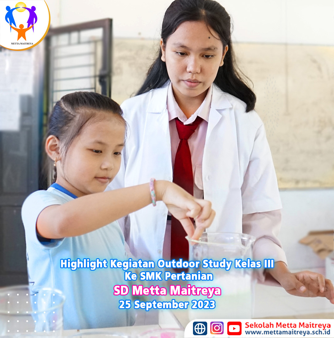 Highlight Kegiatan Outdoor Study Kelas III Ke SMK Pertanian | SD METTA MAITREYA